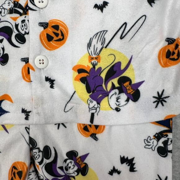 Disney Mickey Mouse Halloween-themed 2 PCs Pajama Set Infant 12M White w/Graphic - Picture 2 of 6